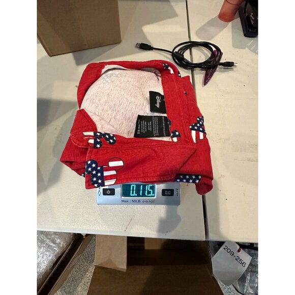 Disney Red Mickey Mouse Patriotic Print Button-Up Romper XL 100% Cotton - Picture 15 of 15